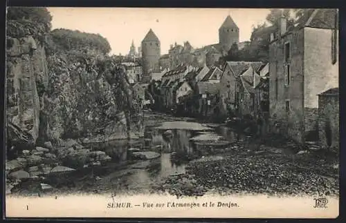 AK Semur, Vue sur l`Armancon et le Donjon