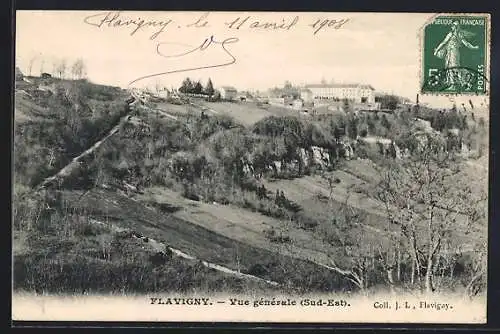 AK Flavigny, Vue générale, Sud-Est