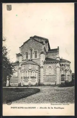 AK Fontaine-lès-Dijon, Abside de la Basilique