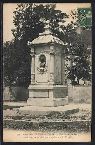 AK Beire-le-Châtel, Monument de Noël, innovateur de la culture du houblon