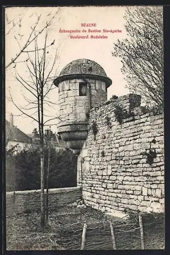 AK Beaune, Échauguette du Bastion Ste-Agathe Boulevard Madeleine