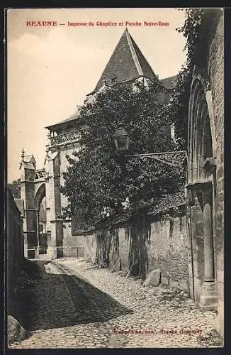 AK Beaune, Impasse du Chapitre et Porche Notre-Dame