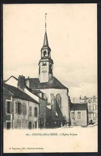 AK Châtillon-sur-Seine, L`Église St-Jean