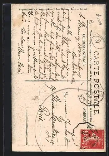 AK Recey-sur-Ource, Chartreuse de Lugny, Allée Dom Roullot