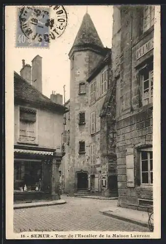 AK Semur, Tour de l`Escalier de la Maison Laurenu