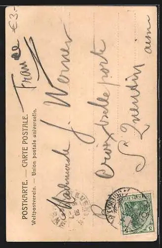 AK Köln, Gürzenich mit Personen