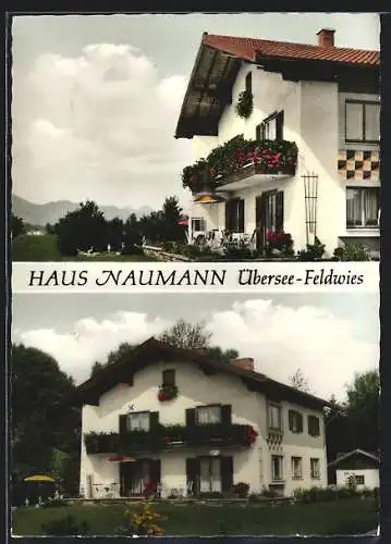 AK Übersee-Feldwies, Pension Haus Naumann