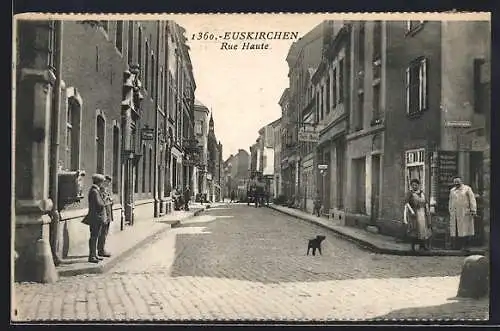 AK Euskirchen, Hauptstrasse, Ecke Bischofstrasse, mit Polizeiwache