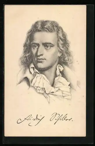 Künstler-AK Friedrich von Schiller