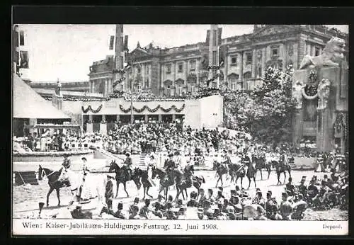 AK Wien, Kaiser-Jubiläums-Hudigungs-Festzug 1908