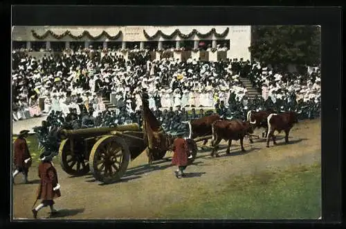 AK Wien, Huldigungsfestzug 1908, Heereszug Ende des XVI. Jahrhunderts