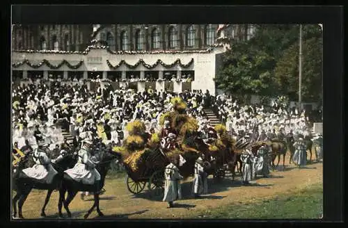 AK Wien, Huldigungsfestzug 1908, Gruppe Galizien