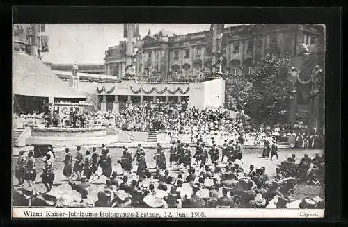 AK Wien, Kaiser-Jubliläums-Festzug. 12.Juni 1898