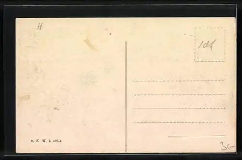 AK Wien, Kaiserhuldigung (Festzug Jubiläum 1908) - Fahnenzug, Herren mit Zylindern