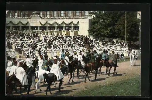 AK Wien, Huldigungsfestzug 1908, Die Armee des Feldmarschalls Radetzky 1848, Feldmarschall Radetzky