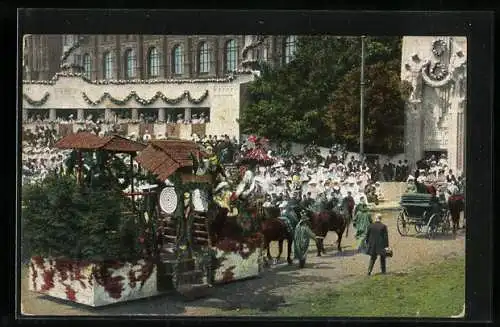 AK Wien, Huldigungsfestzug 1908, Gruppe Steiermark, Mooskirchner