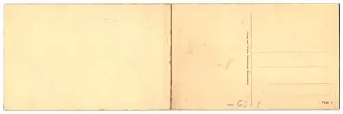 Klapp-AK Oldenburg / Oldenburg, Modell des Hauptbahnhofs