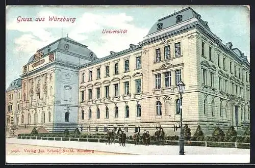 AK Würzburg, Blick zur Universität