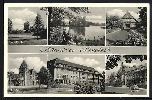 AK Hannover-Kleefeld, Alte Mühle, Gasthaus Alte Mühle, Annastift