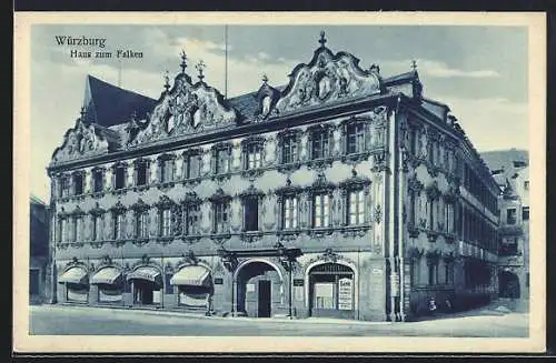 AK Würzburg, Haus zum Falken