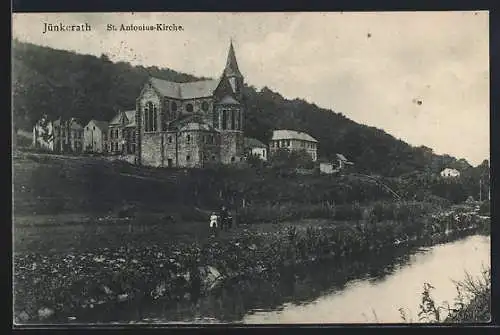 AK Jünkerath, Ortspartie mit St. Antonius-Kirche