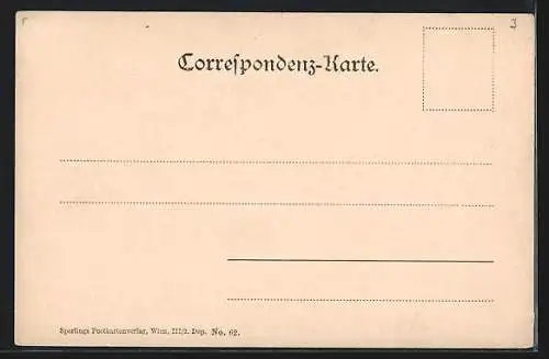 AK Wien, Freiung mit Schotten-Kirche und Brunnen