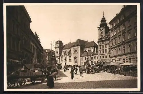 AK Wien, Freiung mit Schotten-Kirche