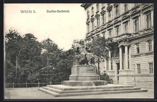 AK Wien, Goethe-Denkmal