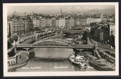 AK Wien, Franz Josefskai und Donaukanal