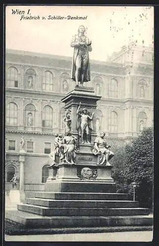 AK Wien, Friedrich von Schiller-Denkmal