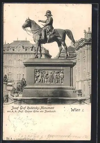 AK Wien, Josef Graf Radetzky-Monument