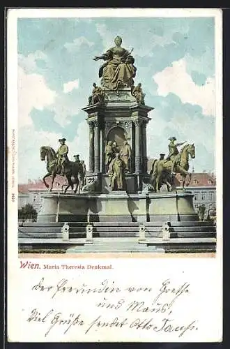 AK Wien, Maria Theresia-Denkmal