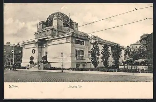 AK Wien, Secession, Ausstellungsgebäude am Naschmarkt