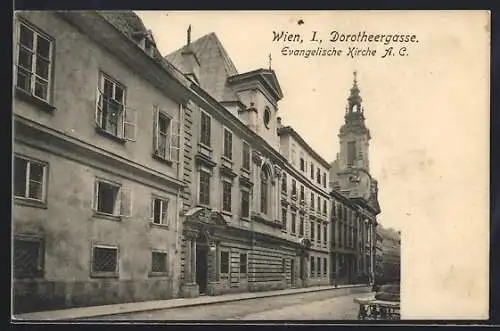 AK Wien, Dorotheergasse, Evangelische Kirche A. C.