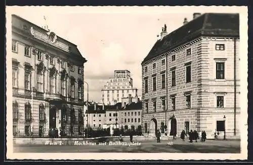 AK Wien, Hochhaus mit Ballhausplatz