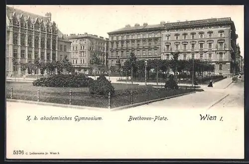 AK Wien, K. k. akademisches Gymnasium am Beethoven-Platz