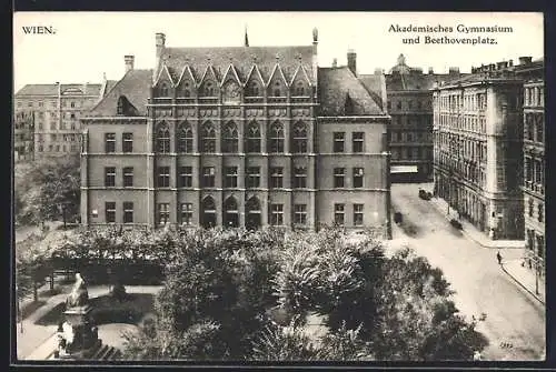 AK Wien, Akademisches Gymnasium und Beethovenplatz