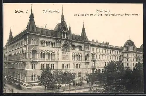 AK Wien, Schottenring mit Sühnhaus