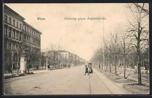 AK Wien, Parkring gegen Aspernbrücke