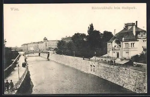 AK Wien, Milchtrinkhalle beim Stadtpark