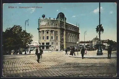 AK Wien I, Aspernplatz mit Urania