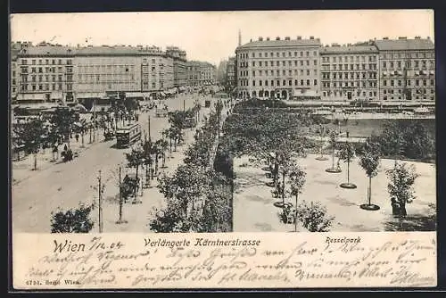 AK Wien, Verlängerte Kärntnerstrasse, Resselpark