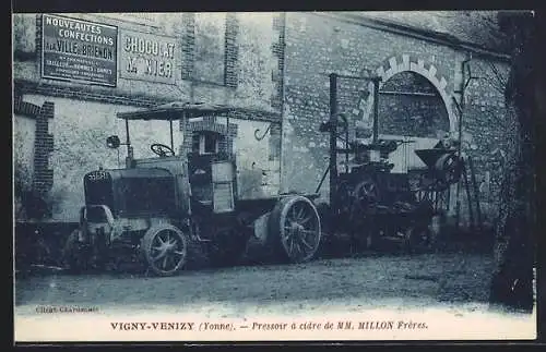 AK Vigny-Venizy, Pressoir á cidre de MM. Millon Fréres