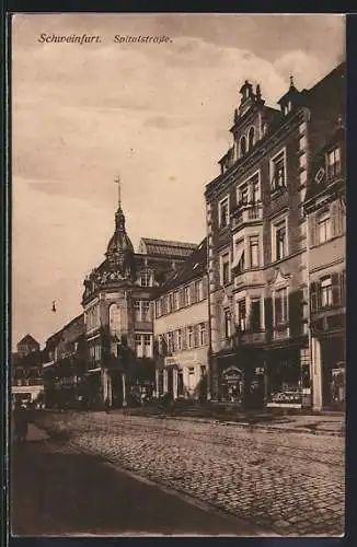 AK Schweinfurt, Kronen-Apotheke in der Spitalstrasse