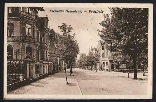 AK Eschweiler /Rheinland, Partie in der Poststrasse