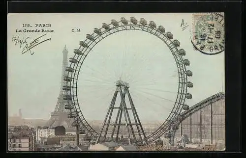 AK Paris, La Grande Roue