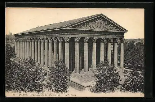 AK Paris, L`Église de la Madeleine