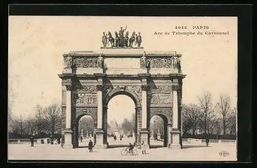 AK Paris, Arc de Triomphe du Carrousel