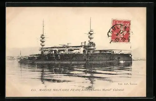 AK Cuirassé Charles Martel, Marine Militaire Francaise