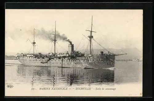 AK Kriegsschiff Tourville, Ecole de canonnage, Marine Nationale Francaise